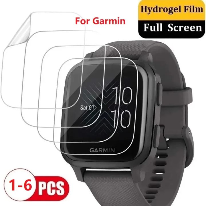 1-6PCS Screen Protector For Garmin Venu SQ/SQ2 Hydrogel Film HD Anti-Scratch Protective Cover Films For Garmin Venu SQ SQ2 Music