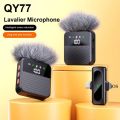 Wireless Lavalier Microphone Lapel Video Recording Mic for iPhone iPad Mini - Noise Reduction for Interview Podcast Vlog.