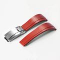 For  GMT Daytona 20mm  Watchband for Submariner OYSTERFLEX Diving Waterproof Soft Silicone Replacement Wrist Strap. 
