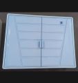 Front storage box cabinet for bathroom accessories storage Double door plastic box. 