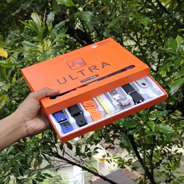 (With 7 Strap ) S100 Ultra 2 New Smart Watch 49 mm Full Touch Screen