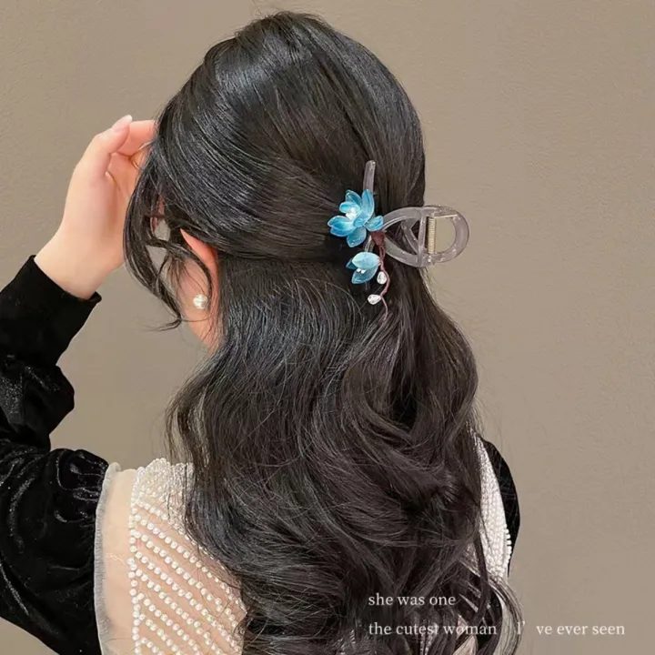 2025%20New%20Flower%20Hair%20Claw%20For%20Women%20Elegant%20Chinese%20Style%20Magnolia%20Bamboo%20Leaf%20Peach%20Blossom%20Hair%20Clips%20Summer%20Beach%20Shark%20Claws%20-%20Image%202