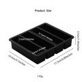 Strip-shap Ice Cube Trays Giant Silicone Ice Cubes Square Tray Mold Non-toxic Durable Wine Ice Cube Easy-Release Ice Cube Molds. 