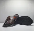 Clarks|Medicated slippers for mens|Upper Geniune leather|PU medicted sole|Washable and comfortable|Cros patti design. 