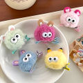 Plush Big Eyed Hair Clip Dopamine Duck Beak Clip Korean Style Broken Hair Bangs Clip Sweet Hair Accessories. 