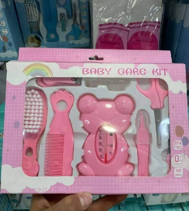 8pcs/set%20Baby%20Care%20Kit,%20Baby%20Safe%20Nail%20Clipper,%20Baby%20Bath%20Water%20Temperature%20Meter,%20Soft%20Hair%20Comb%20Brush%20-%20Image%206