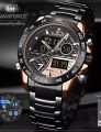 Naviforce brand watches authentic work with brand box men's quartz watch waterproof stainless steel strap mini scratch dial mini dial. 