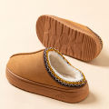 Winter Women's Slippers Boots Fashion Fuzzy Fur Anti-slip Soft Sole Outdoor Indoor Warm Comfort Men Plush Houseshoes Couple. 