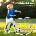 Football Sports Toys Game, Children's Foldable Football Goal with Pump and Ball Outdoor Lawn Soccer Training  for Kids. 