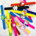 Boys Girls Watches Baby Kindergarten Party Gift Children Study time Toy Wristwatches Slap Bracelet Clock Cartoon Kids Watches. 