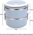 Lunch Box 2 Tier Insulated Tiffin Box with Vaccum Seal. 