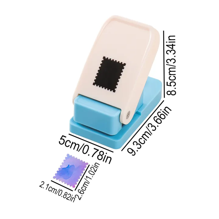 Embosser Small Rectangle Portable Lever Action Stamp Embosser, Rectangular Postage Scrapbooking ...