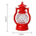 Retro Lantern Outdoor Garden Decorative Old Lantern Flameless Vintage Lantern Hanging Lights for Camping Patio Yard Christmas Decorations.