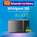 Whirlpool Official Magiccook Convection Black Mirror 30L MICROWAVE. 
