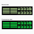 18Pcs/set Car Luminous Door Window Lift Button Stickers Car Windows Control Panel Decals Car Interior Sticker Auto Accessories. 