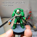 3pcs/6pcs Dry Brush Miniature Painting Drybrush , Professional Moers Miniature Paint Brushes, Enamel Figurines Painting. 