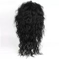 Anime Michael Jackson Cosplay Michael Cosplay Black Wig Michael Role Play Medium Long Curly Black Hair Wig Halloween Cos Wigs.