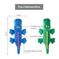 New Dog Toy Soft Plush Pet Dog Squeaky Chew Toys Stuffed Crocodile for Small Large Dogs Cat Cute Interactive Squeak Toy Durable. 