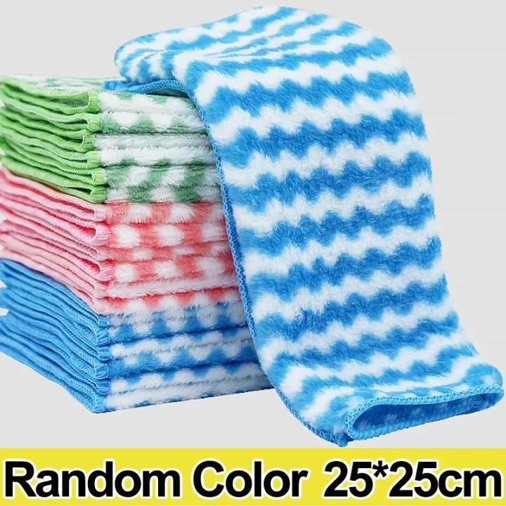 5/10/20pcs%20Kitchen%20Towel,%20Ultra-fine%20Fiber%20Light%20Gray%20Cleaning%20Cloth%20Set,%20Absorbent,%20Soft%20And%20Stain-removing%20Cloth%20-%20Image%205