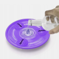 1 purple pet food leakage toy frisbee pet supplies for walking dogs, teasing dogs, training dogs, and pet training frisbees. 