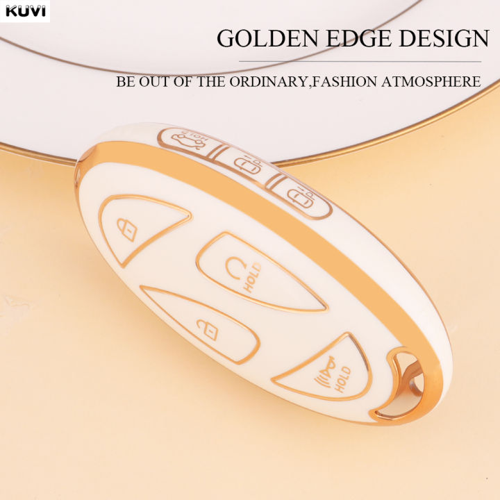 Golden%20TPU%20Car%20Remote%20Key%20Case%20Cover%20Shell%20For%20Hyundai%20IONIQ%206%20New%20Grand%20Prix%20GN7%20Kona%20Protected%20Holder%20Keyless%20Fob%205%207%20Buttons%20-%20Image%204