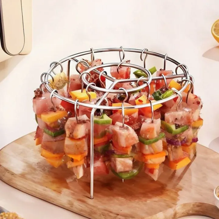 Air%20Fryer%20Special%20Grill%20Round%20Hanging%20Skewers%20Rack%20Home%20Kitchen%20Outdoor%20Stainless%20Steel%20Grill%20-%20Image%203