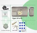 electric door lock main gate 12v DC access control system integrated Rf-id door rim lock. 