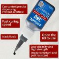 380 Black Reinforced Industrial Strong Quick-drying Glue,Used in auto parts,hardware accessories,High Strength Instant Adhesive. 