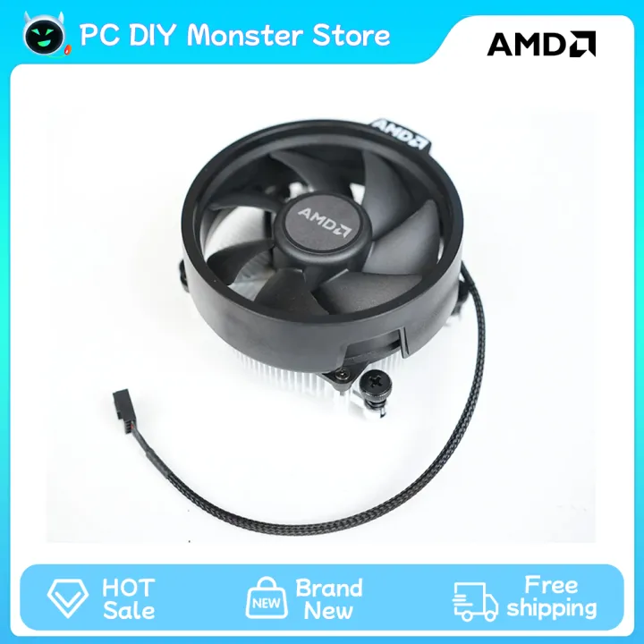 New%20AMD%20Original%20Fan%20Radiator%20Cooler%20Suit%20For%20Ryzen%203%20Ryzen%205%20Ryzen%207%20AM5%20AM4%20CPU%20R3%20R5%205600%205500%205600G%20R7%205700G%20R7%205800%20R7%207600%20-%20Image%202