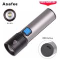K31 Powerful T6 LED Flashlight Lamp Zoom Torch USB Rechargeable led Light Camping Lamp Flash Light Torch. 