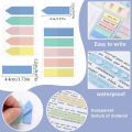 Index Tabs Flags for Annotating Books, Transparent Writable Book Markers Page Flags for Reading, Page Tabs for School Office. 