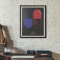 Classic Sci Fi Movie The Matrix Poster Wall Picture 90s Films Red Pill Blue Pill Sci Fi Film Canvas Art Prints Living Room Decor. 