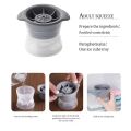 Circular Spherical Ice Cube Tray, Vertical Silicone Ice Hockey Mold, Bar Whiskey, 2Pcs.