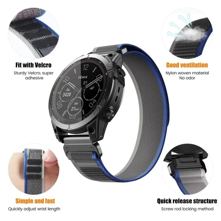 22mm%20Trail%20Loop%20Nylon%20Strap%20Wristband%20Soft%20Elastic%20Adjustable%20Comfortable%20Band%20for%20Thick%20and%20Thin%20Wrists%20-%20Image%204
