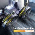 Car Seat Back Cooling Fan 3-Speed USB Charge Dual Head Fan 360 Degree Rotation Neck Cooler for Summer Car Interior Accessories. 