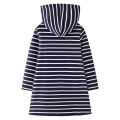 DXTON Hooded Girls Dress Flamingo Children Hoodied Dress Striped Cotton Toddler Straight Dresses Applique Winter Kids Daily Wear. 