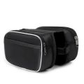 Bicycle Front Beam Bag High Capacity Waterproof with Reflective Strip Bike Frame Bag Road Cycling Upper Pipe Storage Saddle Bag. 