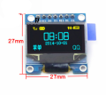Small size 128 inch I2C interface mini LED display module for Arduino 0.96x64 0.96 "OLED LCD module. 