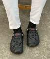 Mens Hollow Design Slingback Round Toe Clogs Outdoor EVA Vent Sandals.