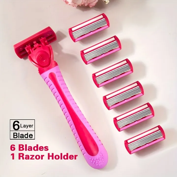 Razor%20for%20women%206-Layer%20blade%20leg%20hair%20underarm%20shaving%20knife%206-layer%20blades%20razor%20cross-border%20spot%20manual%20razor%20Leg%20shaver%20-%20Image%205