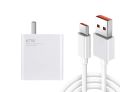 For Xiaomi charging cable kit 67W charging cable + fast charging head charger kit charger kit 100% in 36 minutes fast charger fast and safe Type-C USB-A. 