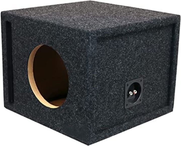 8%20inch%20Vented%20Enclosure%20Carpeted%20Car%20Subwoofer%20Speaker%20Box%20-%20Improves%20Audio%20Quality,%20Sound%20and%20Bass%20-%20High%20Grade%20MDF%20Construction%20-%20Image%202