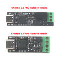 TYPE-C USB to CAN CANable V2 PCAN, CAR CAN bus debugging tool Communication protocol analysis CAN-FD SLCAN Cangaroo Software. 
