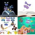 HOTTEST SALE Magic Fairy Flying Butterfly Rubber Band Powered Wind up Butterfly Toy for Surprise Gift or Party Play. 