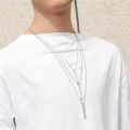 Necklace Stick Chain Men's and Women's Jewelry HIYEE Stainless Steel  Gift Party and Wedding Non-fading Waterproof Charm Jewelry. 