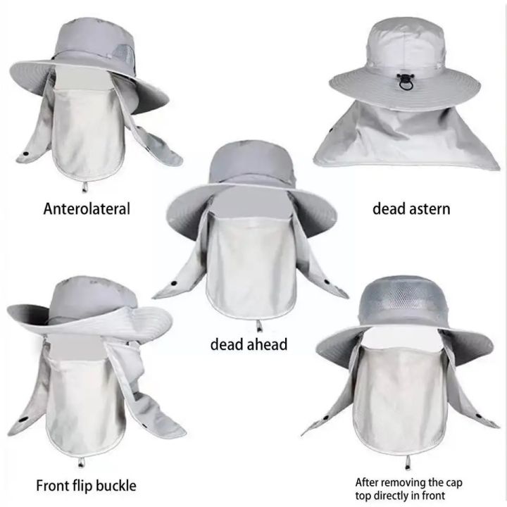 Adjustable%20Outdoor%20Fishing%20Cap%20With%20Face%20Mask%20Sunscreen%20UV%20Protection%20Breathable%20Foldable%20Men%20Women%20Hiking%20Camping%20Casual%20Hats%20-%20Image%205