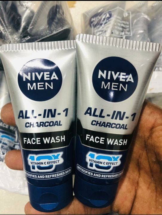 Nivea Men All in One Charcoal Face Wash – Deep Cleansing & Oil Control