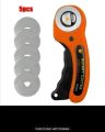 45mm Rotary Blade Knife Cutter with 4/5 extra blade. 