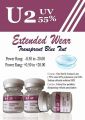 U2 transparent contact lenses extended wear tinted. 