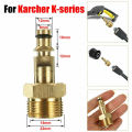 High Pressure Washer Quick Connect Adapter for Karcher K2-K7 Series Brass M22 14MM Fitting Hose Connector Quick Release Adapter. 